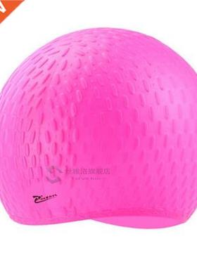 Wo Silicon Swimming cap s Waterproof Large Swimming Pool ha