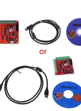 2021 New CNC USB MACH3 100Khz Breakout Board 4 Axis Interfac
