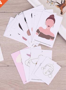 50pcs Earring Display Card Necklace Holder Set For Packing J