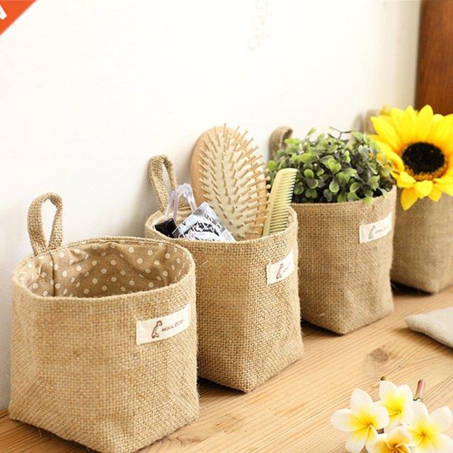 Home Decor Hanging Pocket Storage Basket Small Sack Sundries