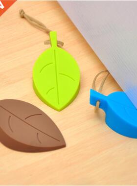 eTya 1PCS Cute Cartoon Silicone Leaf Style door stopper Hold