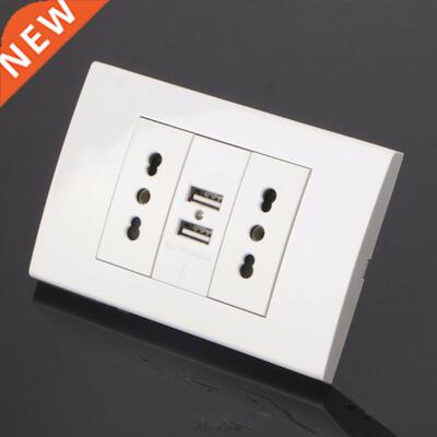 2018 ABS 16A Wallu007F Double Italian/Chile Plug Power Sock