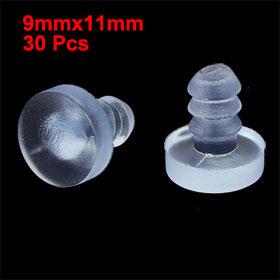 Hot Sale 30pcs 9mmx11mm Rubber Anticollision Embedded Soft S