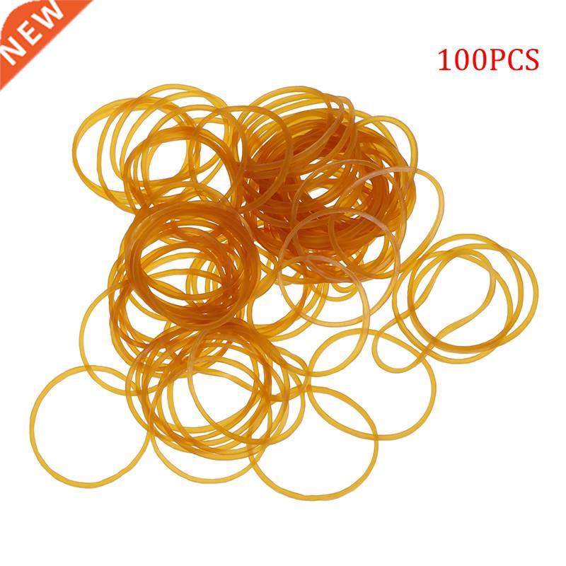 100PCS Office Rubber Ring Rubber Bands Strong Elastic Bands
