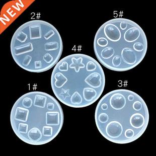 Geometry Love Pendant 1pc Transparent Silicone Craft Resin