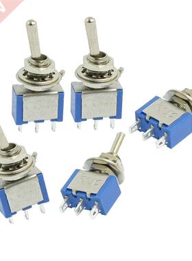 5 Pcs On/On SPDT Pole Double Throw Mini Switch AC 250V/5A 12