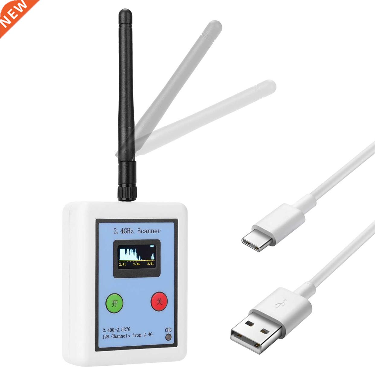 2.4G Simple Scanner Spectrum Analyzer nRF24L01+ Module Funct