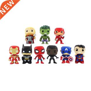 Avengers Super Hulk set Captai Ironman Marvel Thor 9pcs Hero