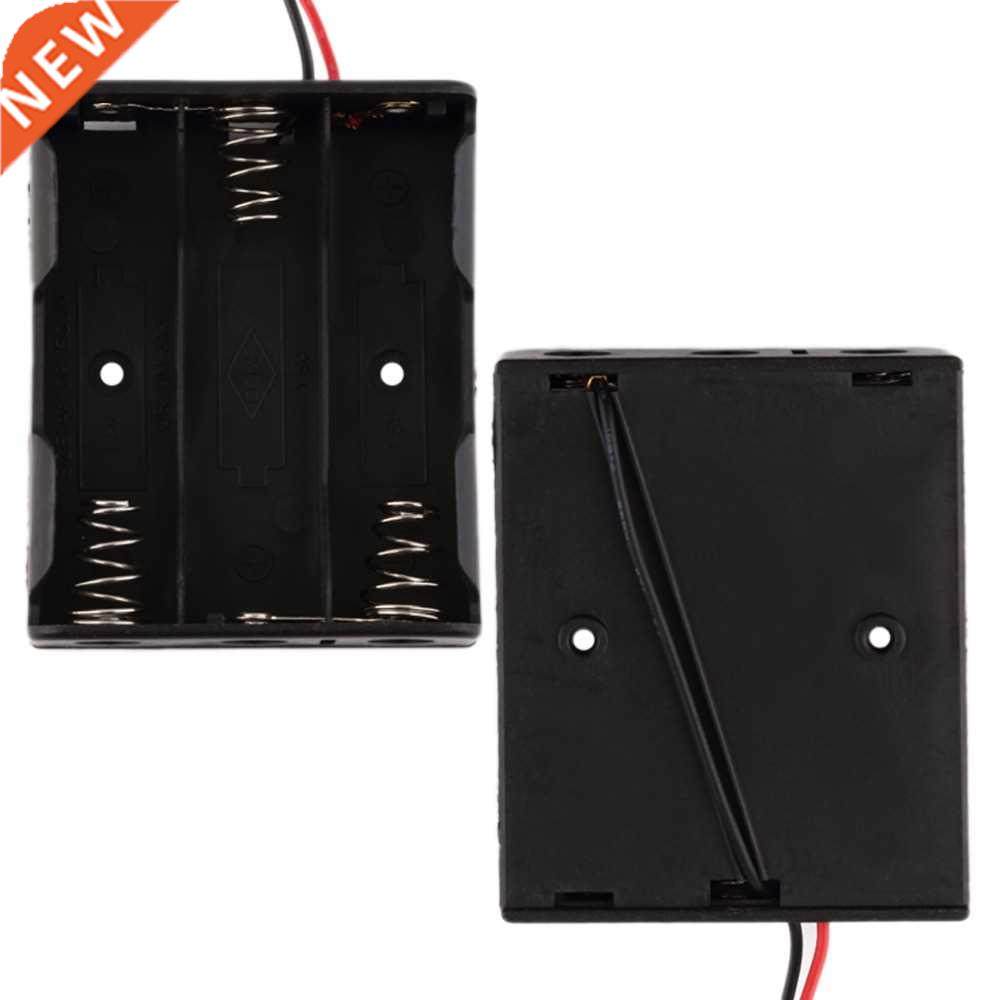 x AA Battery Storage Case Box Holder with Cable Lead for