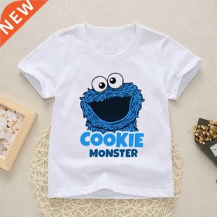 sleeve COO Kids Sreet Sesame ops Short Shirts Cartoon Cute