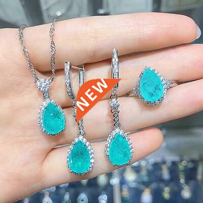 Luxury Wedding Sterling Silver Accessorie Set For Bride Para