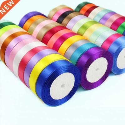 25Yards/Roll 6mm 10mm 15mm 20mm 25mm 40mm 50mm Silk Satin Ri