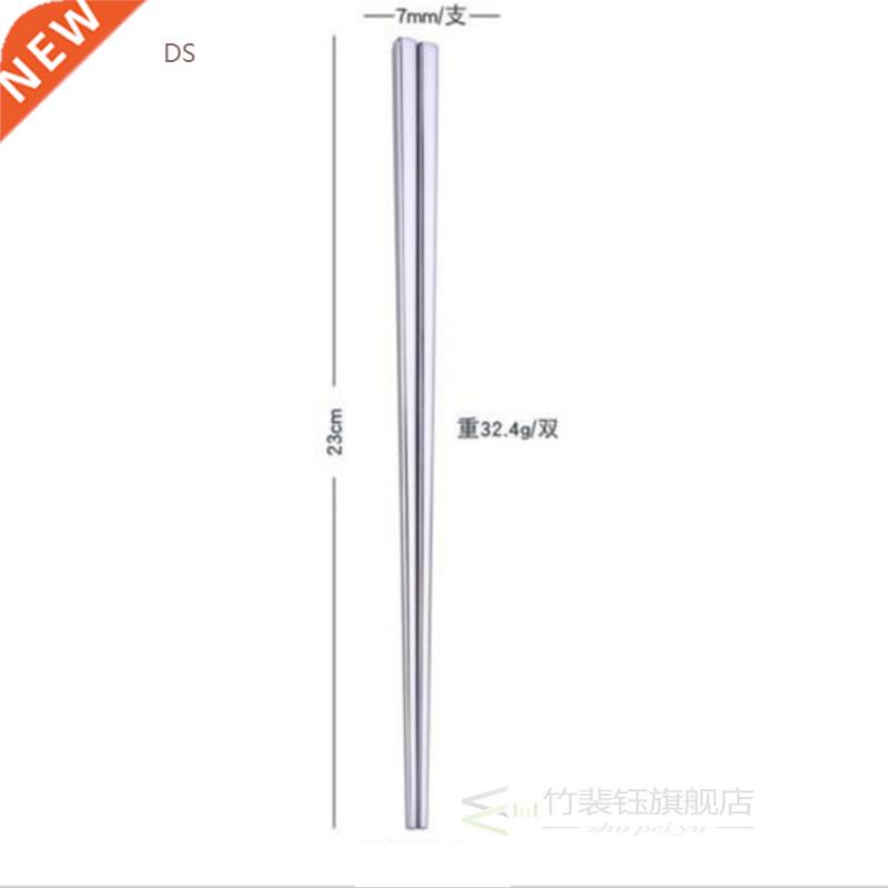 Useful 1 Pair Stainless Steel Tableware Colorful 23cm Reusab