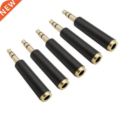 1/2/5Pcs 3.5mm 3 Pole Male to 4 Pole Female Stereo Audio Con