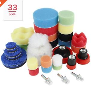 Buffing Drill Set Sponge Waxing Kit Pad Polishing Foam Car