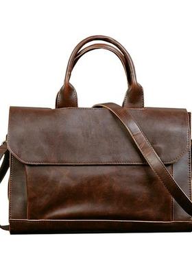 Briefcases Men Messenger Bags Brown Luxury Business Briefcas