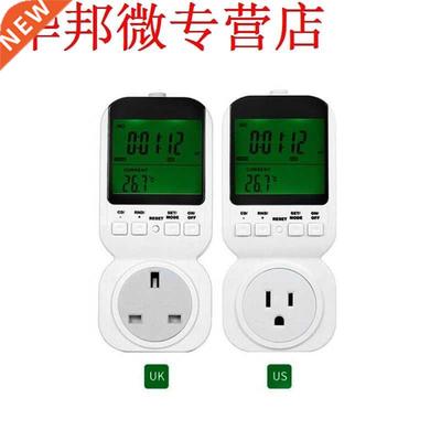 Digital Thermostat Timer Switch Socket UK/US Plug Multifunct
