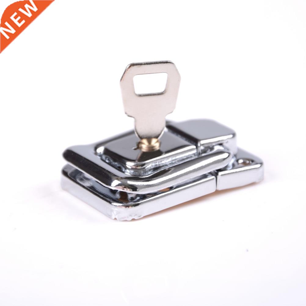 J402 Box Square Lock With Key Spring Latch Catch Toggle Lock