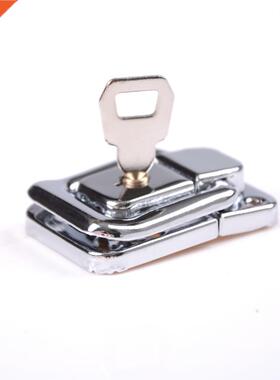 J402 Box Square Lock With Key Spring Latch Catch Toggle Lock