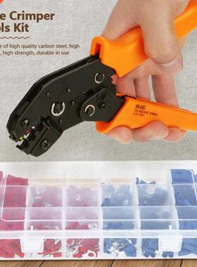 Cable Wre Ratchet Crmper Pler Crmpng Tool + 450 pcs Ele