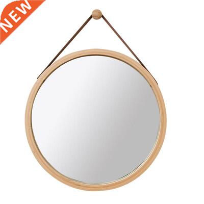 Hanging Round Wall Mirror in Bathroom & Bedroom - Solid