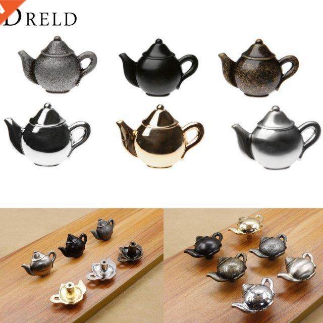 Teapot Antque Furnture Handle Alloy Drawer Door Knobs Clos