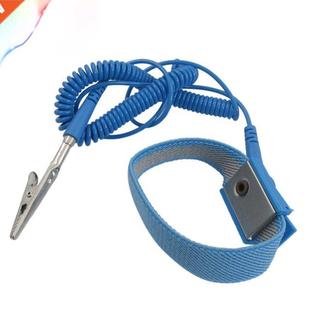 Clp Allgator Groundng Antstatc Blue Wrst Electronc