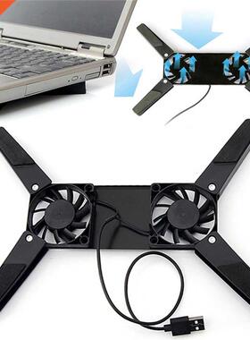 Laptop Desk Support Dual Cooling Fan Notebook Computer Stand
