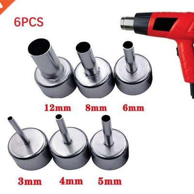 6pcs Unversal Weldng Nozzles 适用于 858D+ 8586 Solderng S
