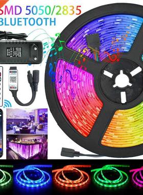 LED Strips Lights Bluetooth Luces Led RGB 5050 SMD 285 Flex