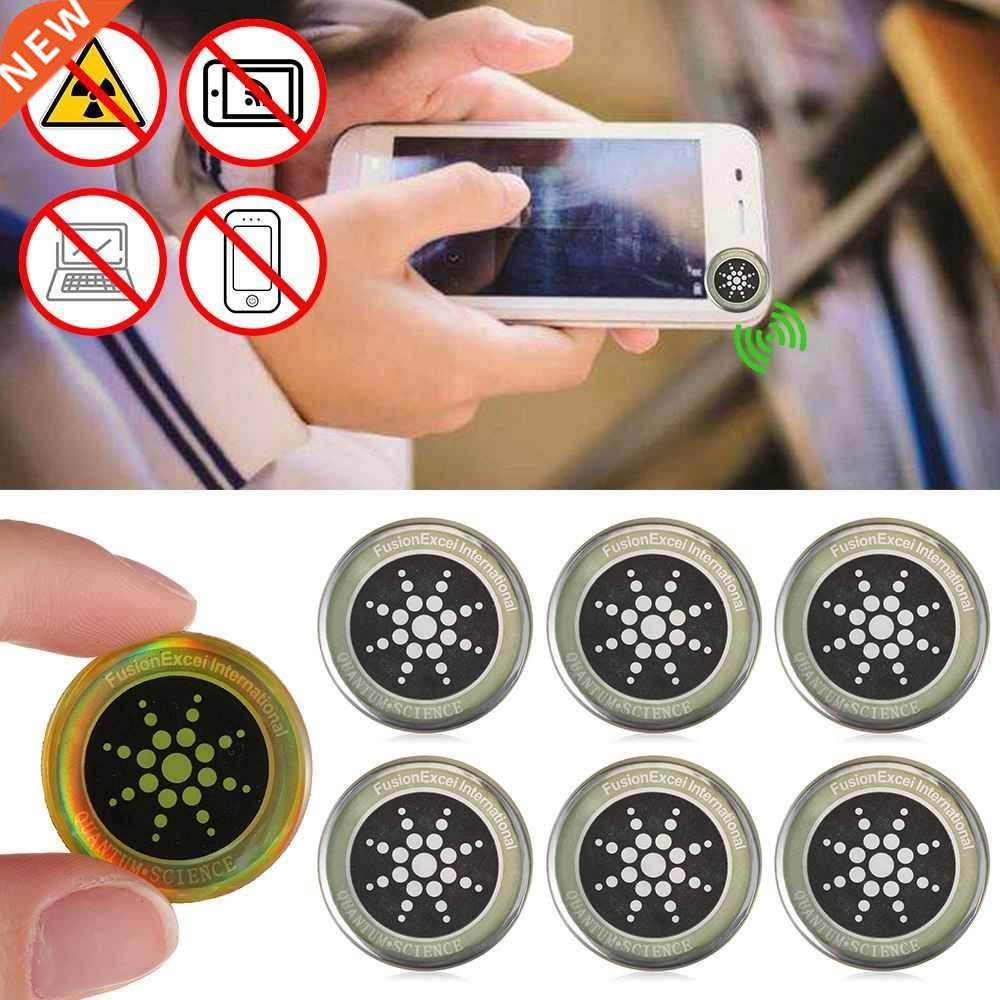 6PCS Gold/Siver Anti Radiation Phone Protection Sticker Anti