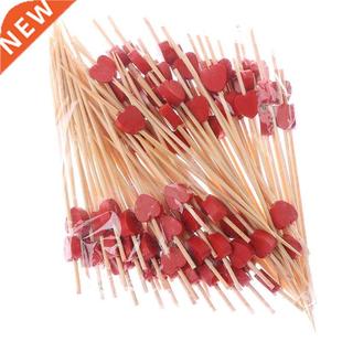 Fruit 适用于k Sticks 100Ps Cupcake Heart Buffet Toppe Peach