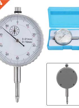 1pc 0-10mm Precision Round Dial Test Indior Gauge Mayitr
