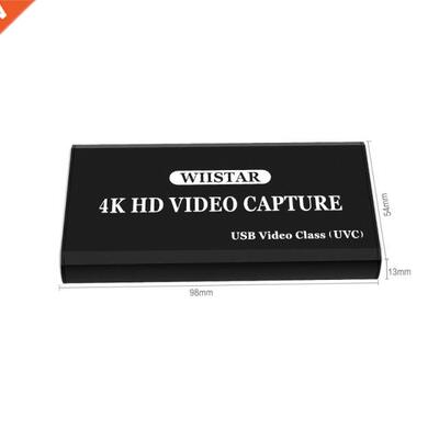 4K 1080P HDMI Video Capture Card Loop-out Type C to HDMI USB