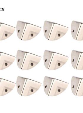 12Pcs Silver Cabinet Trunk Corner Protector Furniture Case B