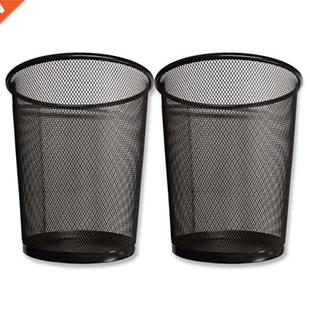 Can Metal Open Round Basket Trash Top Sutable Mesh