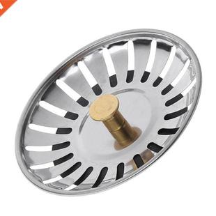 Steel Sink Strainer Kitchen Drain Stainless Plug Filte Waste