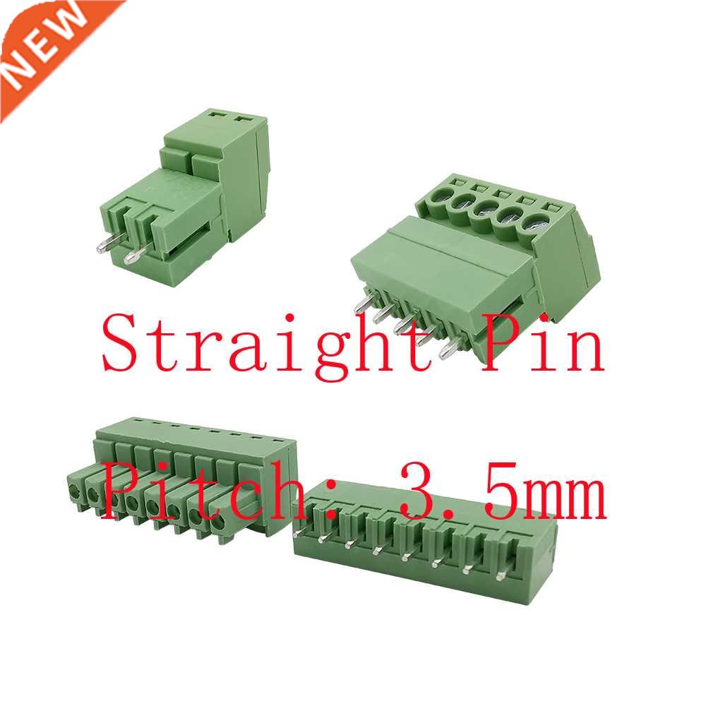 5Pairs 15EDG 3.5mm KF2EDG 3.5mm Pitch PCB Screw Terminals Bl