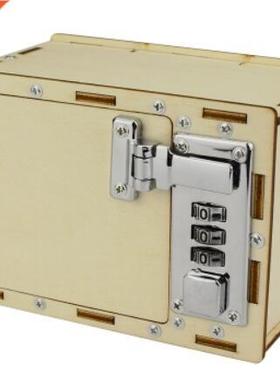 Mechanical cipher box  physical science experiment t