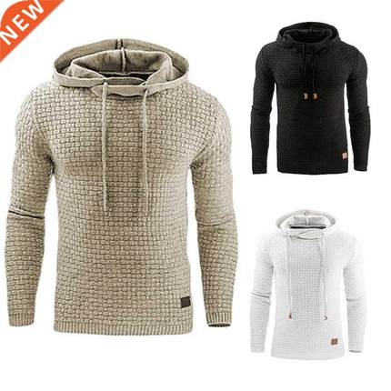 Men's Hoodies Slim Hooded Sweatshirts Mens Pullover Male Cas