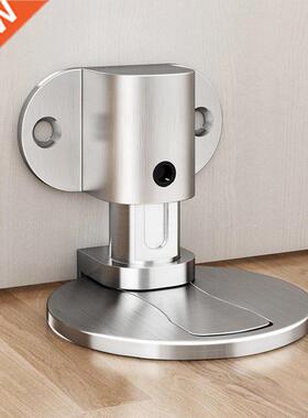 Door Stop Punch-Free Protection Stop Catch Doorstop for Furn