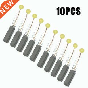 10 Pcs Set Power Tool Motor Coal Brushes Feathered 6x6x20mm