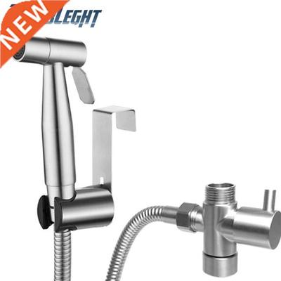 Recableght Bathroom Handheld Bidet Set Stainless Steel Toile