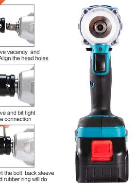 388VF 520N.M rushless Cordless Electric Impact Wrench Powe