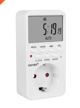 Electronic Super Big LCD Digital Programmable Socket Timer S