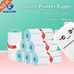 Print Paper Mini Portable Thermal Printer Paper Sticker | Wh