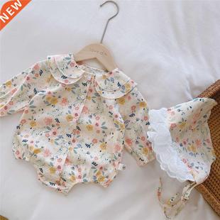Autumn Full Pan Baby Collar Peter Girls Flower Infant Sleeve