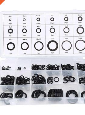 Universal 18 Sizes 225 x Rubber O Ring O-Ring Washer Gasket