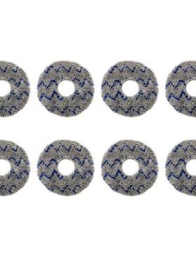 8 Pcs Mop Cloth Pads Replacement Parts for ECOVACS T10 X1 Tu