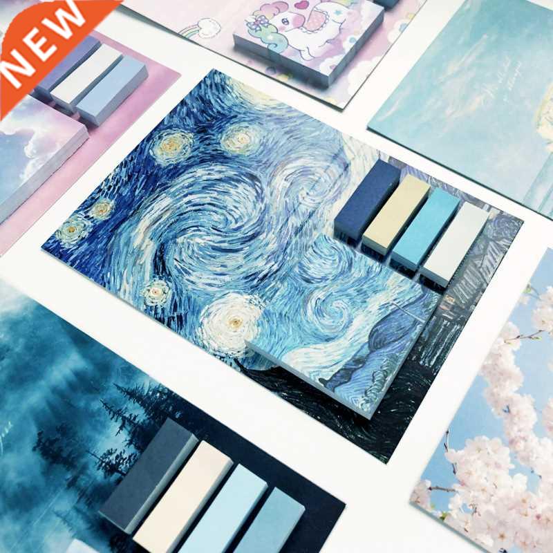 325 Sheet/set Creative Painting Memo Pad Sticky Notes Page F
